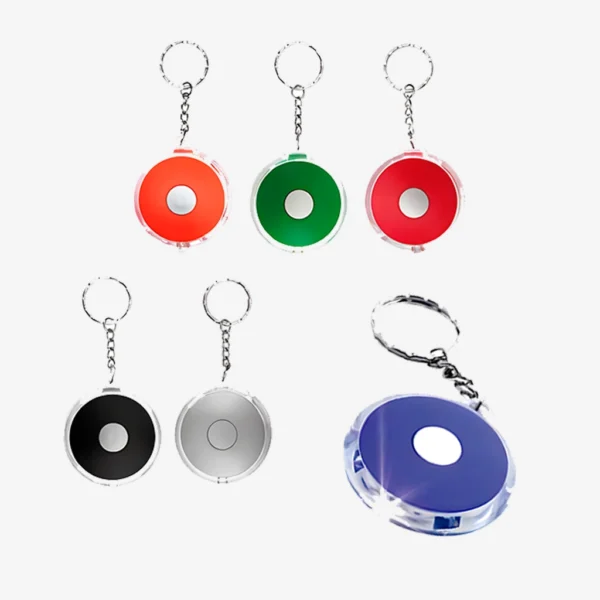 Llavero Redondo con Linterna
